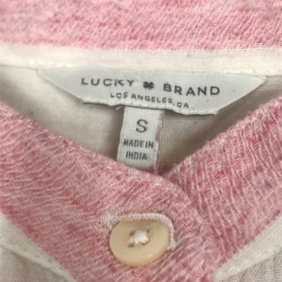 LUCKY BRAND Peplum Striped Top - Picture 6 of 10